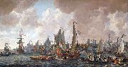 The arrival of King Charles II of England in Rotterdam, 24 May 1660.